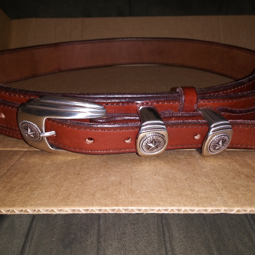 Mens 'Everlasting" Amish made Ranger belt